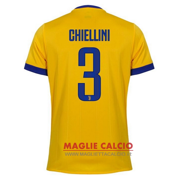 nuova maglietta juventus 2017-2018 chiellini 3 seconda